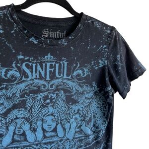 Affliction Sinful Angels Baby Tee